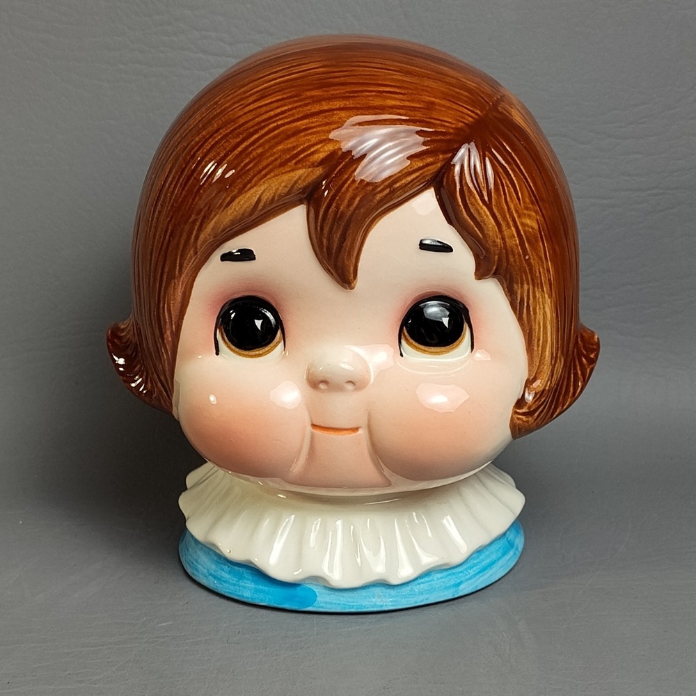 Vintage Billy Bumps Bank House of Global Art 1982 Dolly Dingle Japan Hand Paint